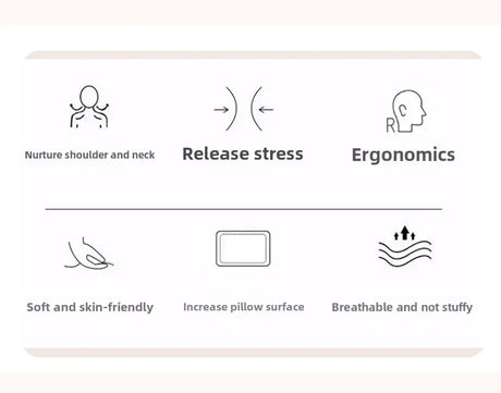 Orthopedic Soft 48x74cm Hypoallergenic Sleeping Pillow - Omega Lifestyles