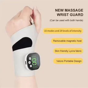 Electric Heating Wrist Massager With Heat And Vibration - Omega Lifestyles