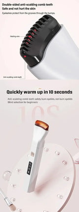 Portable Electric Heated Eyelash Curler With Three-Gear - Omega Lifestyles