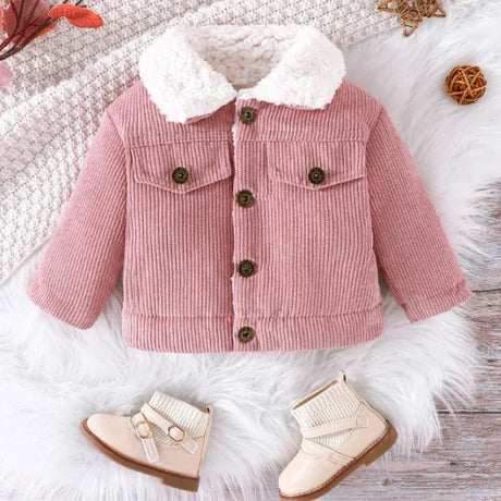 Unisex Baby Winter Cotton Corduroy Jacket - Omega Lifestyles
