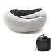 Memory Foam Travel Neck Pillow Adjustable U-Shape Support - Omega Lifestyles