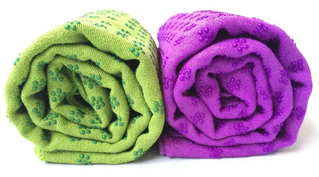 Non-Slip Sweat-Absorbent PVC Yoga Towel Mat 183x63cm - Omega Lifestyles
