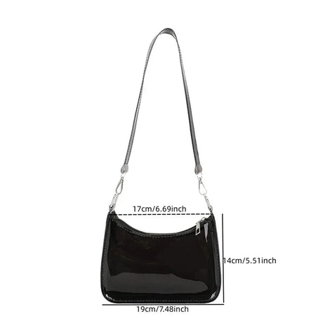 Clear PVC Small Zipper Shoulder Bag For Women - Omega Lifestyles