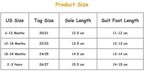 Baby Toddler Non-Slip Anti-Slip Rubber Sole Shoes - Omega Lifestyles