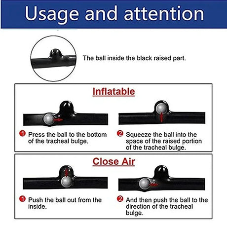 Inflatable 4-Layer Air Cervical Traction Neck Massager - Omega Lifestyles