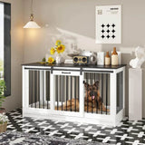 Extra Large Indoor Heavy Duty Furniture-Style Dog Crate - Omega Lifestyles