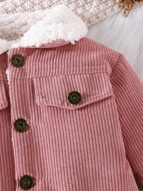 Winter Baby Corduroy Cotton Filled Down Jacket - Omega Lifestyles