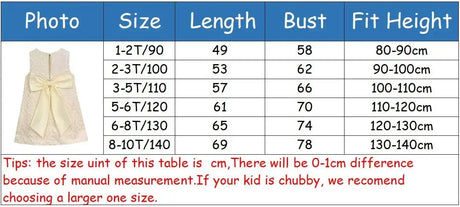 Toddler Girls Classic Sleeveless Bow Mid-Calf Dress - Omega Lifestyles