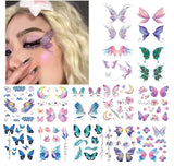 Waterproof Flash Butterfly Temporary Tattoo Sticker - Omega Lifestyles