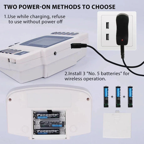 Digital EMS Muscle Stimulator TENS Full Body Massager - Omega Lifestyles