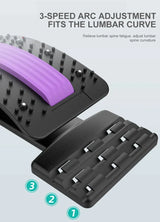 Lumbar Support Back Massager Waist Pain Relief Device - Omega Lifestyles