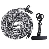 120cm Thick Adjustable Polyester Crossbody Phone Lanyard