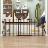 Metal Safety Playpen Baby Gate Pet Fence 3-Panel 30-Inch Height