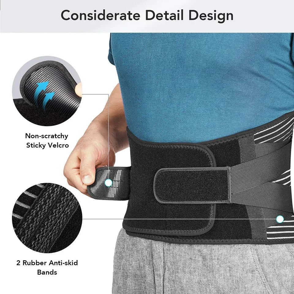Adjustable Breathable Orthopedic Back Lumbar Support Belt - Omega Lifestyles