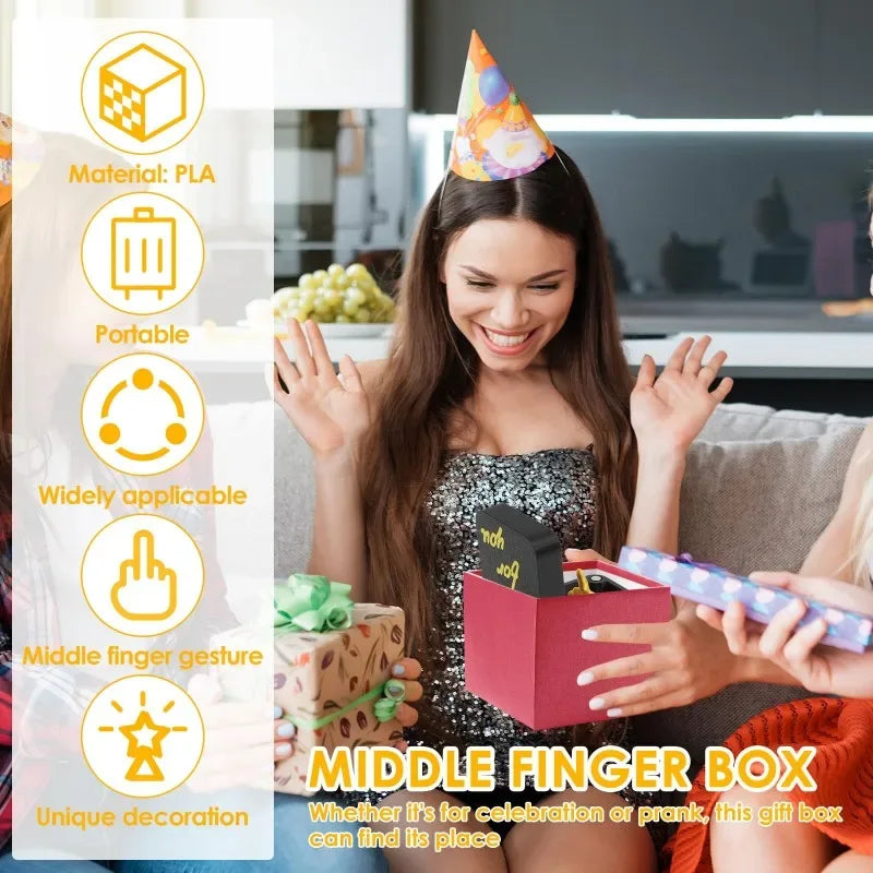 Set of 2 Funny Middle Finger Prank Desk Decorations - Omega Lifestyles