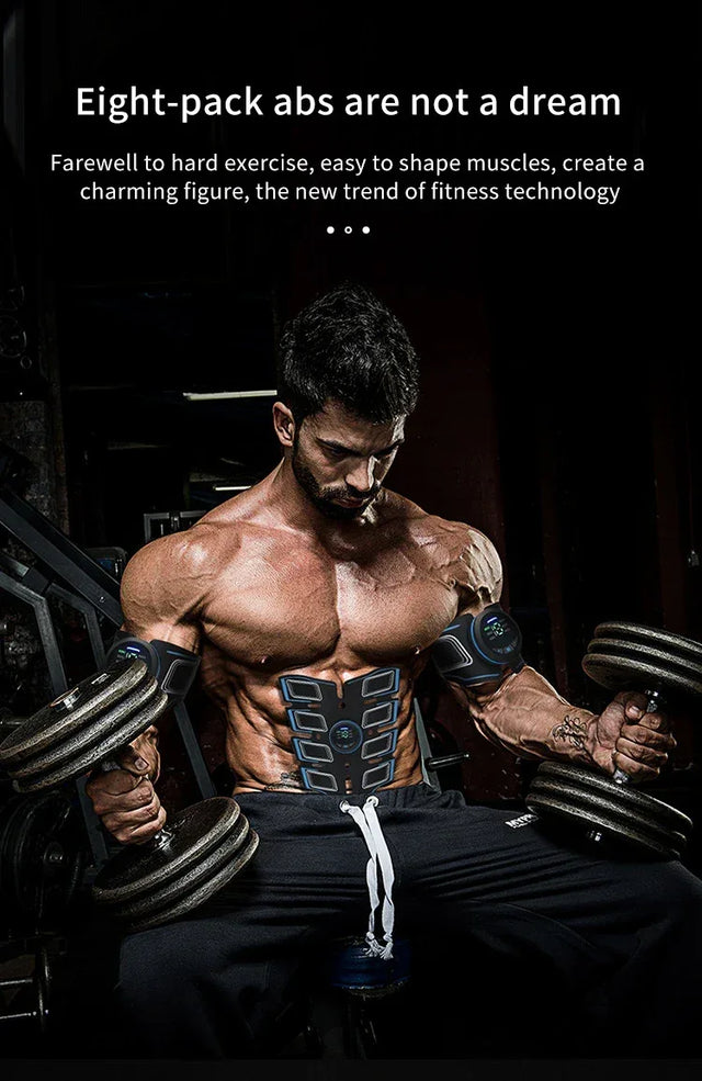 EMS Battery-Powered Muscle Stimulator For Body Toning - Omega Lifestyles