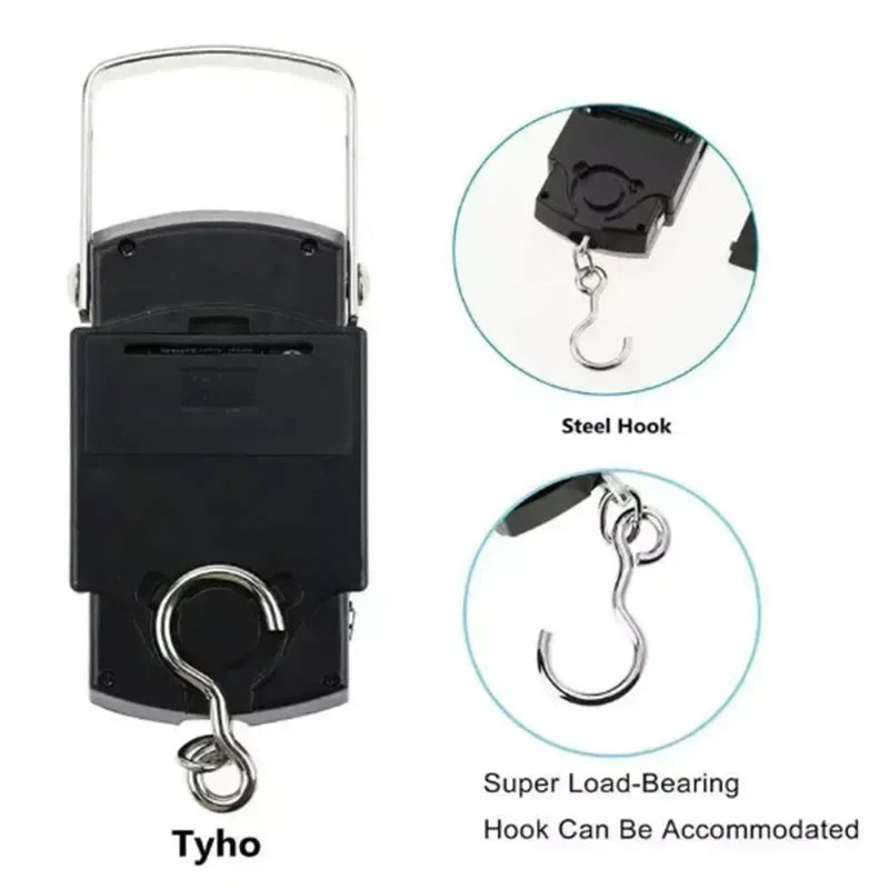Portable Digital Hanging Scale With 50kg Capacity - Omega Lifestyles