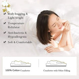 100% Cotton Cooling Lightweight Summer Quilt Blanket - Omega Lifestyles