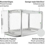 Collapsible Portable Travel Dog Crate With Wheels - Omega Lifestyles