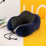 U-Shaped Memory Foam Travel Neck Pillow Cervical Support - Omega Lifestyles