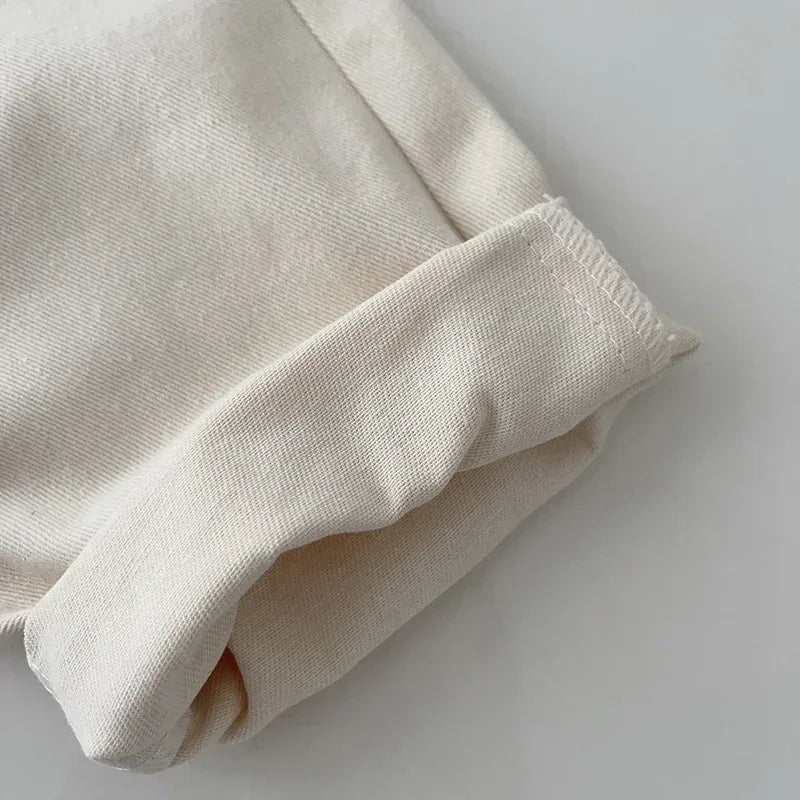 Casual Soft Denim Baby Pants With Elastic Waist - Omega Lifestyles