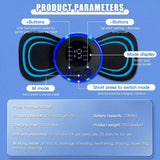 Mini Electric EMS Neck Massager With 8 Modes 19 Gears - Omega Lifestyles