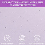 Firm 2-Inch High-Density Cooling Memory Foam Mattress Topper