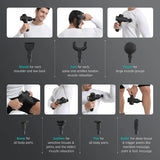 Professional Deep Tissue Percussion Massage Gun with 7 Heads - Omega Lifestyles