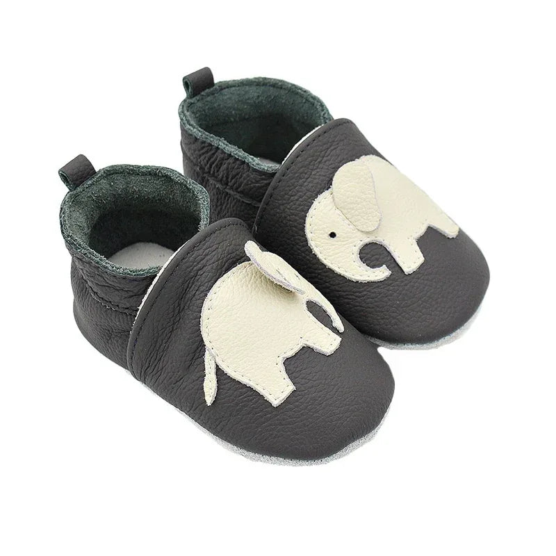 Baby Leather Soft Sheepskin First Walker Moccasins - Omega Lifestyles