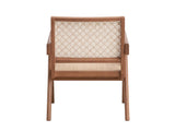3-Piece Solid Wood Rattan Accent Chair And End Table Set - Omega Lifestyles