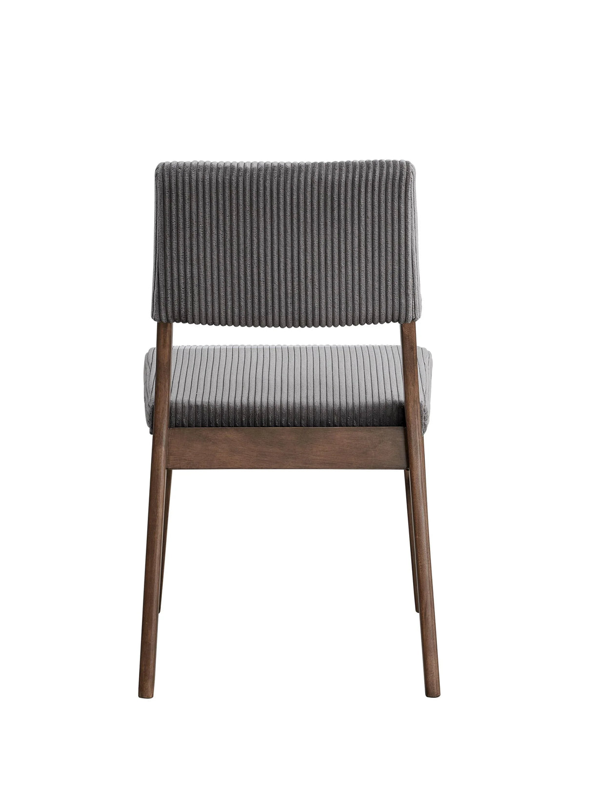 Set of 2 Scandinavian Corduroy Upholstered Side Chairs - Omega Lifestyles