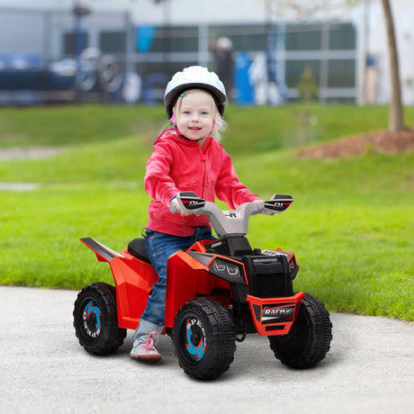 Kids Electric 6V Ride-On ATV With Wear-Resistant Wheels - Omega Lifestyles