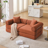 Modular Folding Convertible Corduroy Sofa Bed - Omega Lifestyles