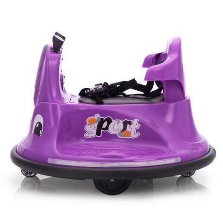 12V Snail-Shaped Kids Electric Remote Control Bumper Car - Omega Lifestyles