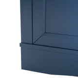 Blue 67-Inch Manufactured Wood TV Console Stand - Omega Lifestyles