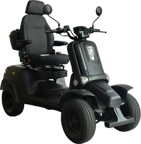 Heavy Duty 4 Wheel Mobility Scooter With Dual Brakes - Omega Lifestyles