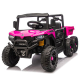 Kids Electric Ride On Six-Wheel Remote Control Dump Truck - Omega Lifestyles