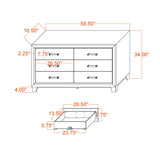 Full Urban Farmhouse Solid Wood 5-Piece Bedroom Set - Omega Lifestyles
