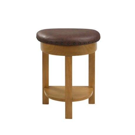 4-Piece Solid Wood Bar Table Set With Padded Stools - Omega Lifestyles