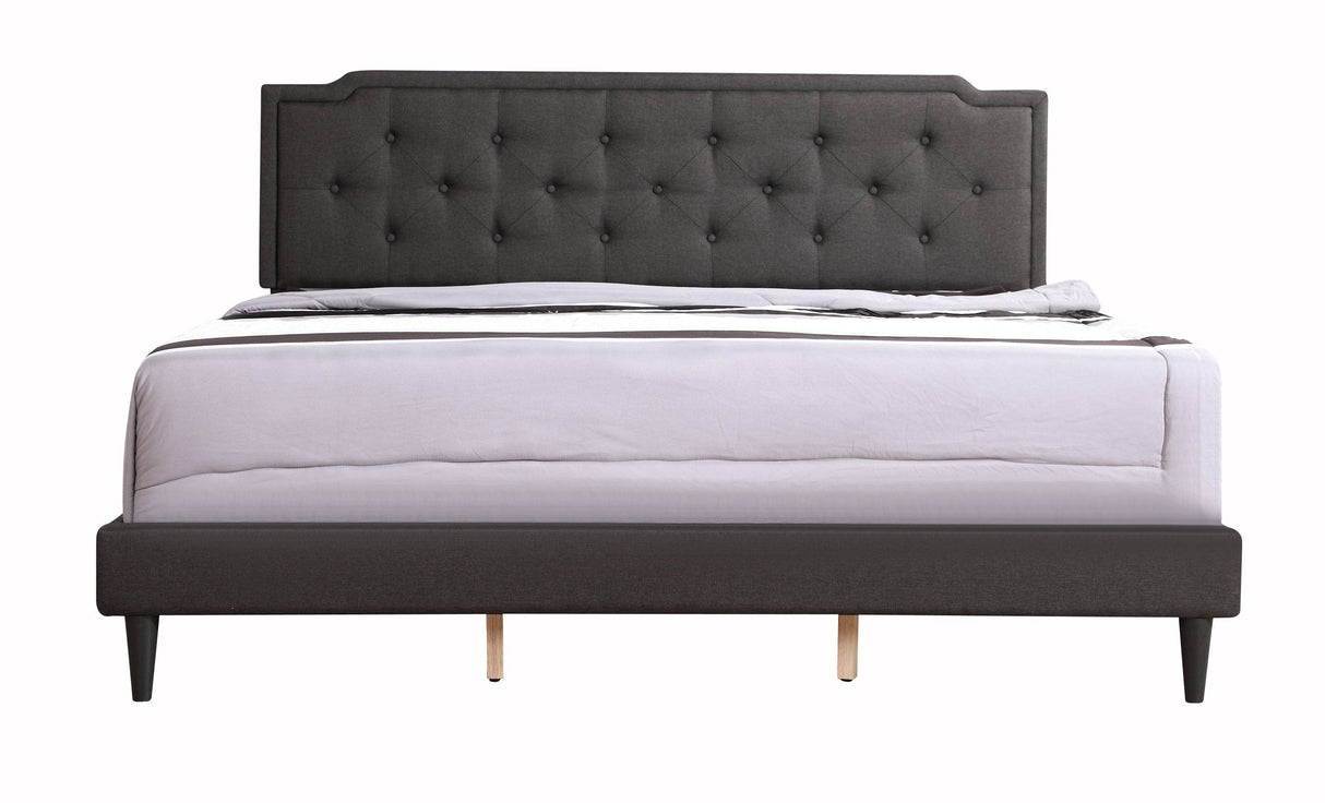 Queen Fabric Upholstered Foam Filled Bed Frame - Omega Lifestyles