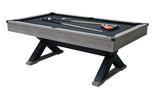 Rustic Industrial 84-Inch MDF Billiards Table With Accessories - Omega Lifestyles
