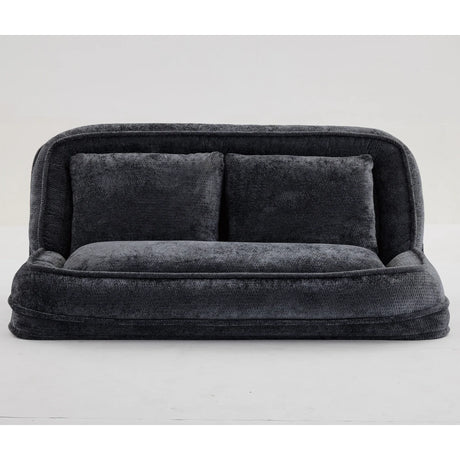 Adjustable 5-Position Medium-Soft Chenille Loveseat Sofa - Omega Lifestyles