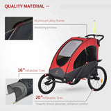 Foldable Aluminum Kids Bike Trailer Jogger Stroller - Omega Lifestyles