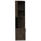 Modern Brown Particle Board Seattle Bar Cabinet Storage Furniture - Omega Lifestyles