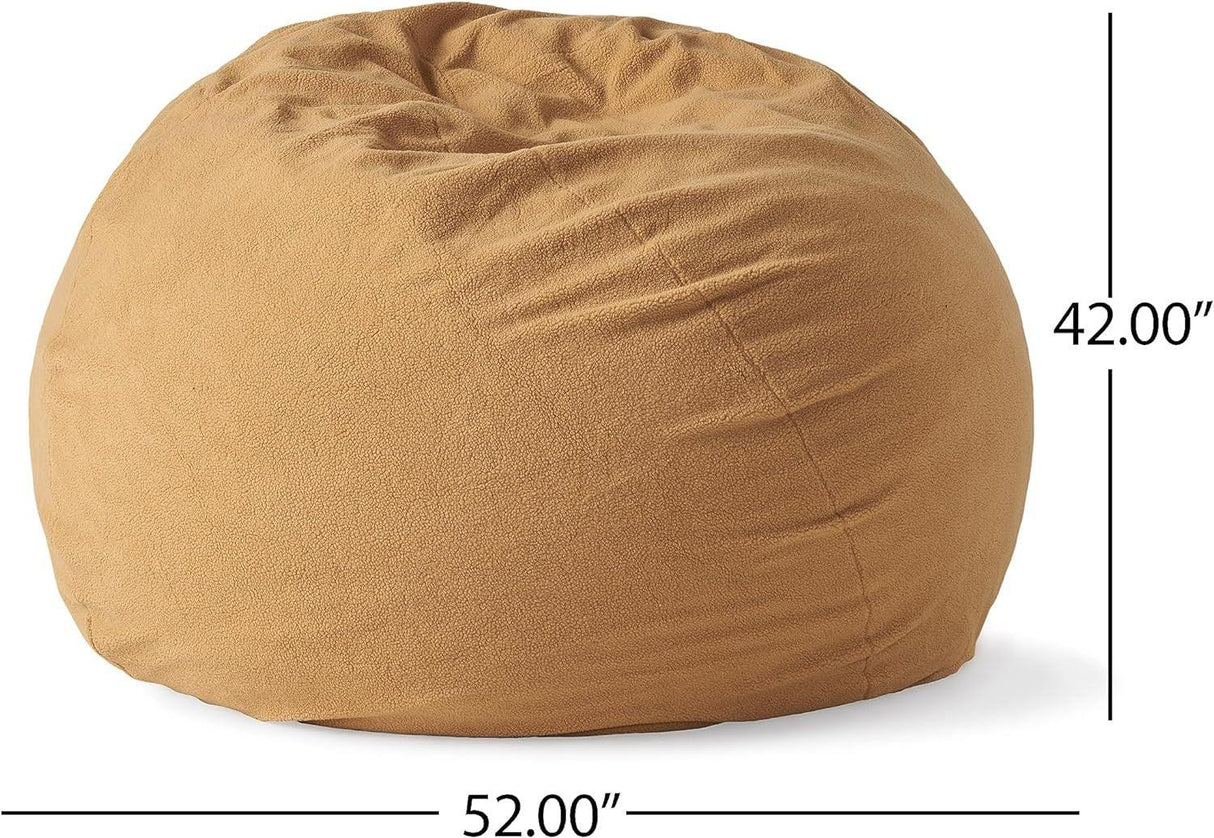 Large High-Density Shredded Foam Microsuede Bean Bag Chair - Omega Lifestyles