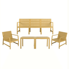 5-Piece Indoor Outdoor Waterproof Polypropylene Furniture Set - Omega Lifestyles
