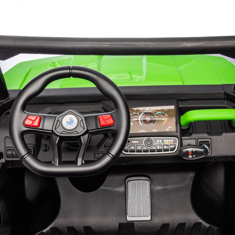 24V Two-Seater Remote Control Ride On Dump Truck - Omega Lifestyles