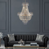 Luxury Gold Crystal Chandelier Large Contemporary Ceiling Light