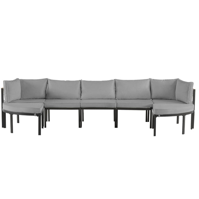 Modern Outdoor Sectional Patio Furniture Set With Cushions - Omega Lifestyles