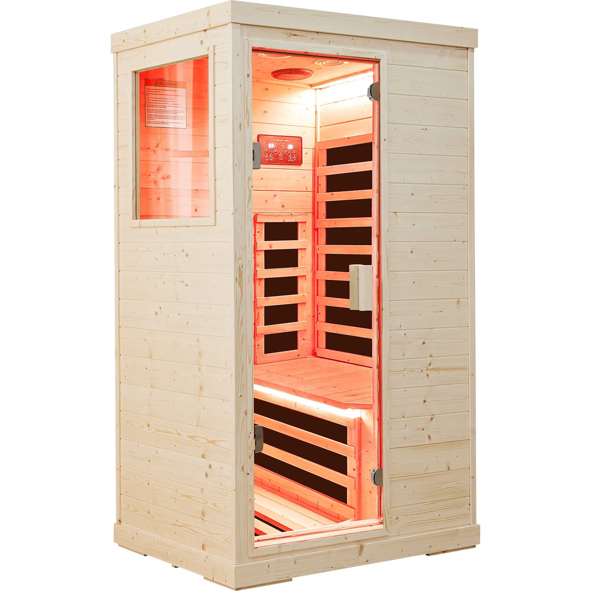 Single Person Spruce Wood Far Infrared Sauna - Omega Lifestyles